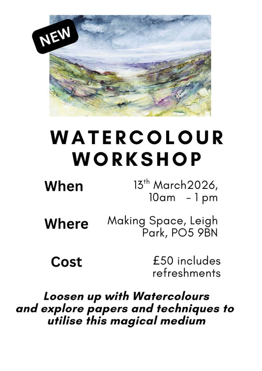 Watercolour Workshop 13th March 2026