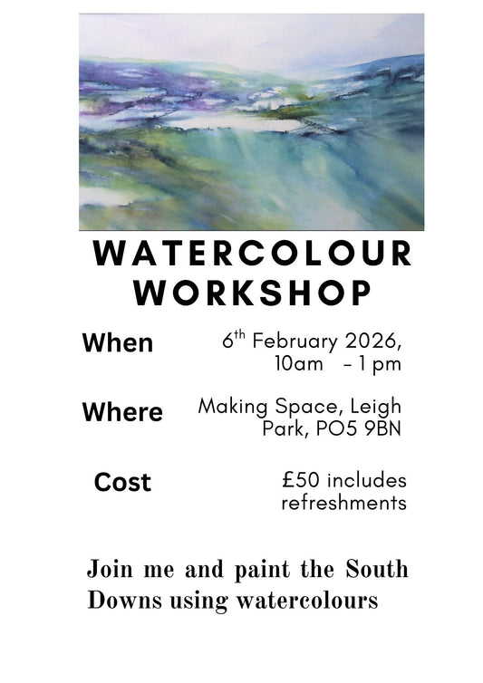 Watercolour Workshop 6th February 2026